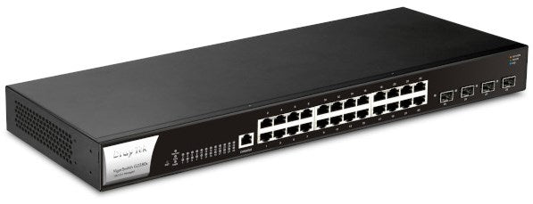 DrayTek VigorSwitch G-2280X 28-Port Gigabit Layer 2+ Managed 10G Switch DrayTek VigorSwitch G-2280X 28-Port Gigabit Layer 2+ Managed 10G Switch